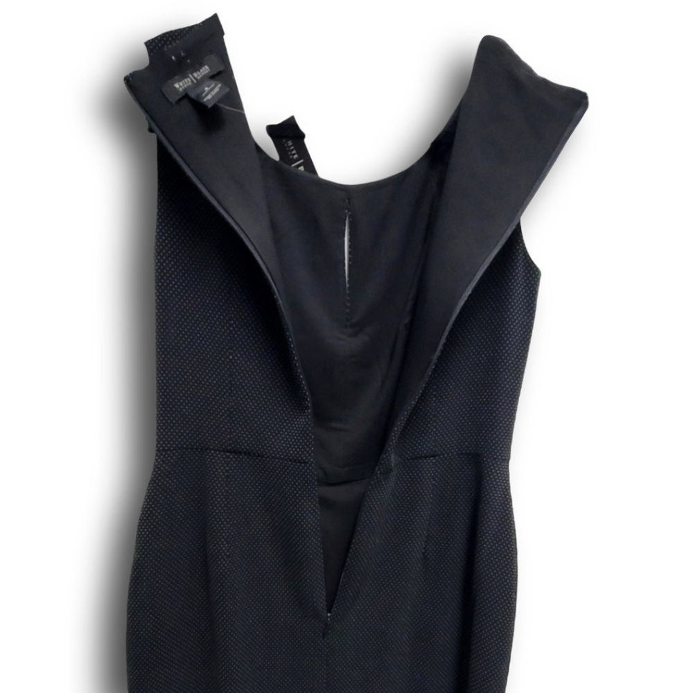 White House Black Market Sheath Dress with Ruffled Bottom Size 4 - Picture 8 of 12